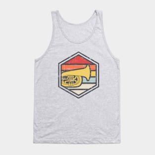 Retro Badge Tuba Light Tank Top